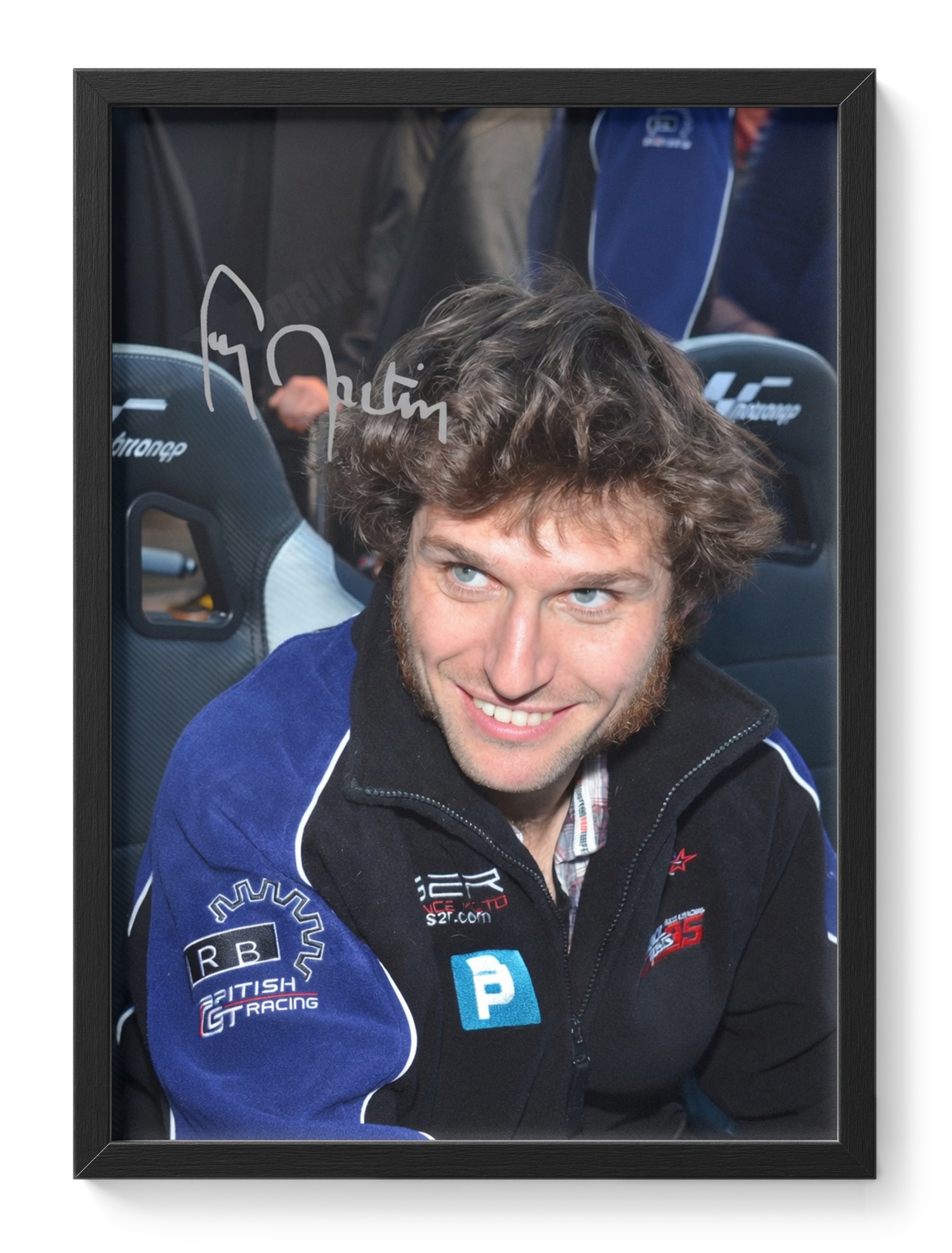 Guy Martin Tt Racer Motorcycle Presenter Portrait Signed — main view
