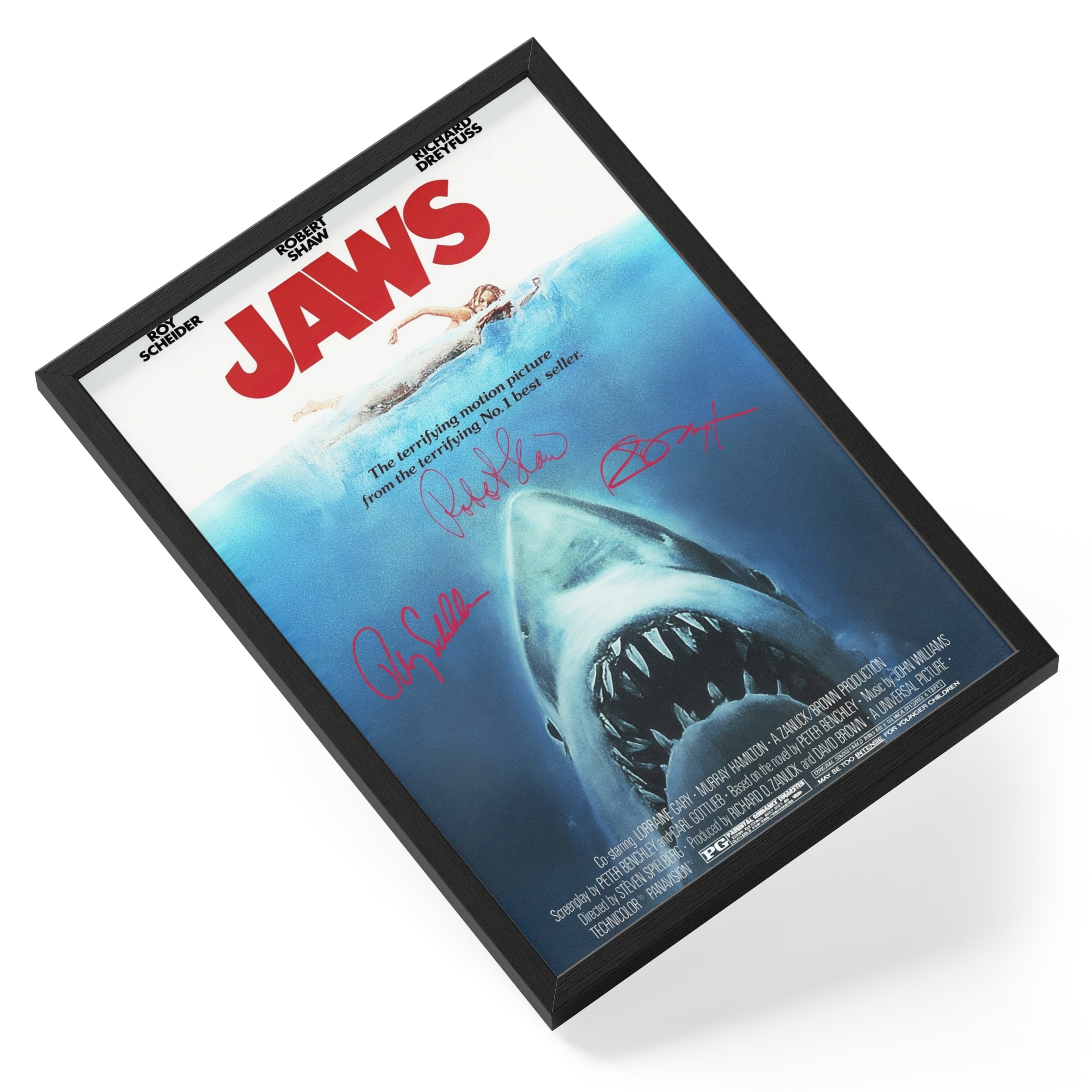Jaws Spielberg Shark Horror Thriller Movie Classic — angled view