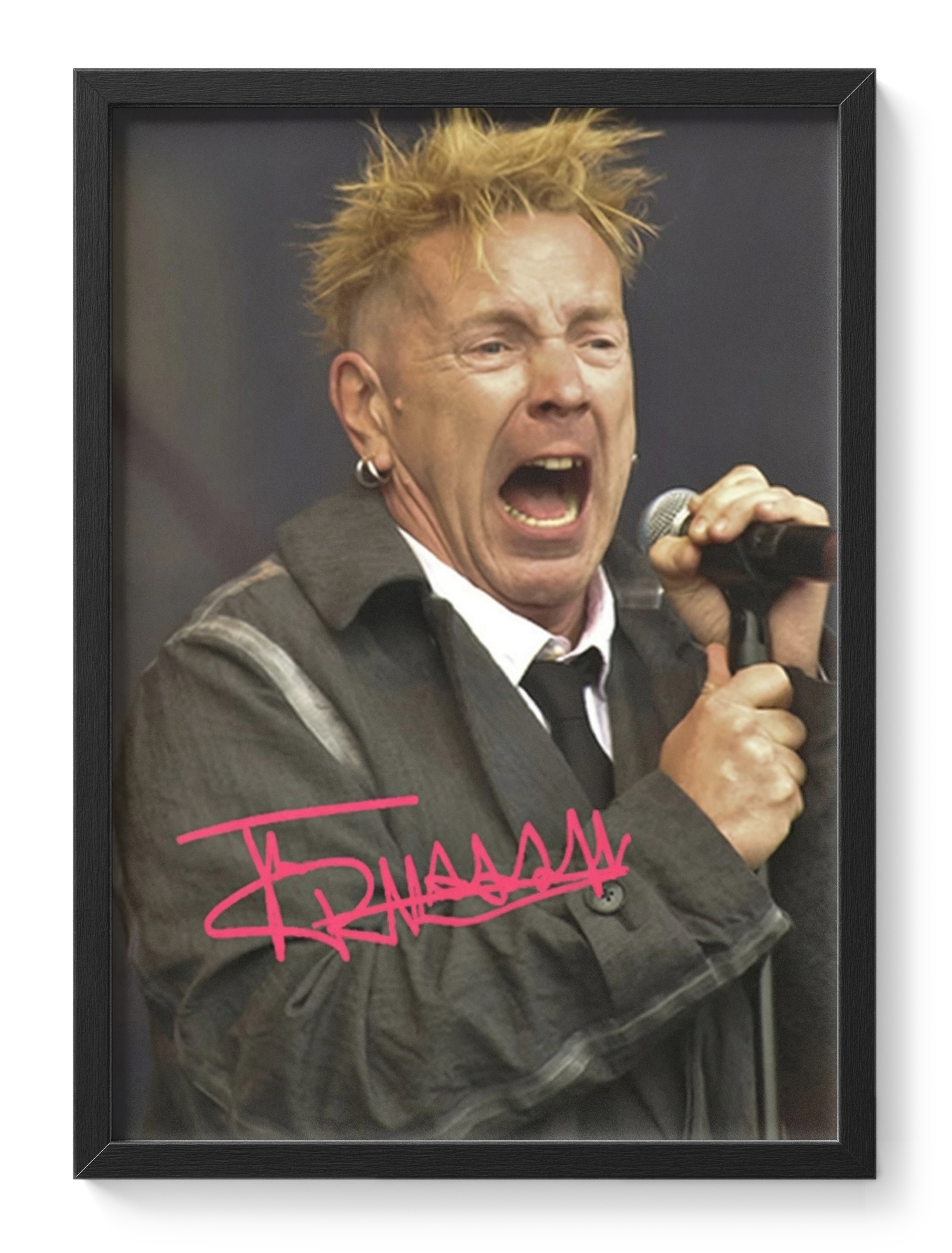 John Lydon Johnny Rotten Sex Pistols Punk Portrait — main view