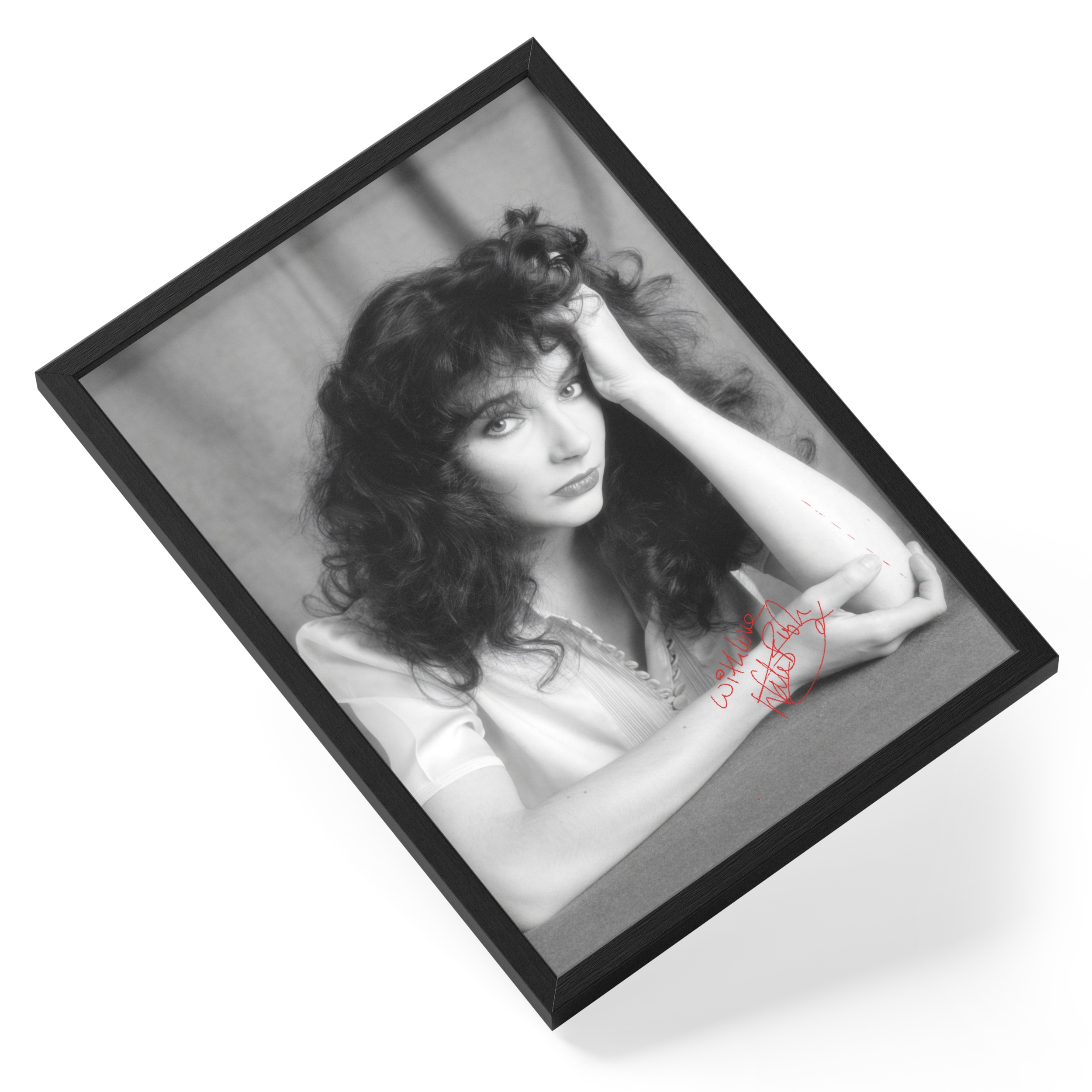 Kate Bush Singer Songwriter Wuthering Heights Portrait — angled view