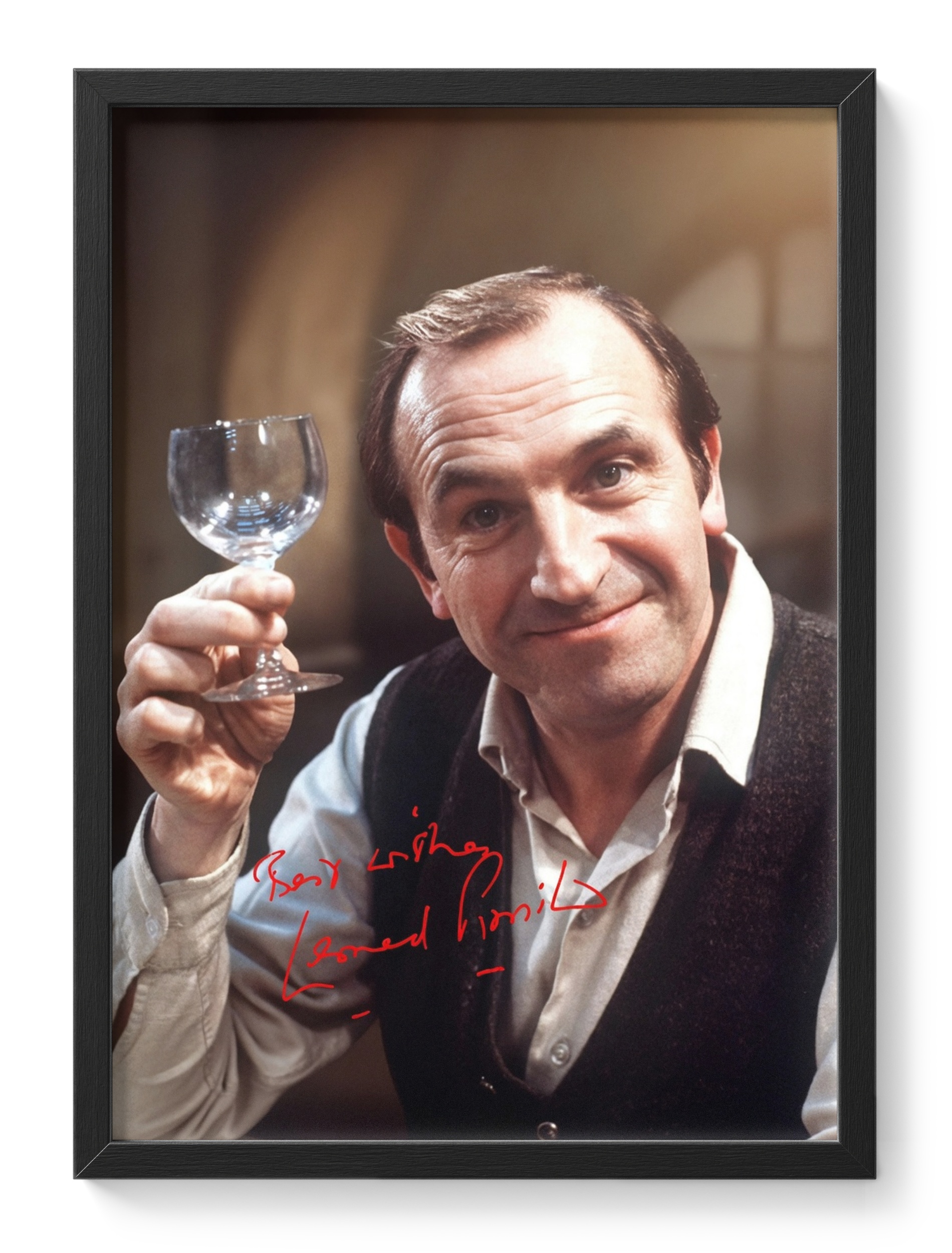 Leonard Rossiter Rising Damp Rigsby British Sitcom Portrait — main view