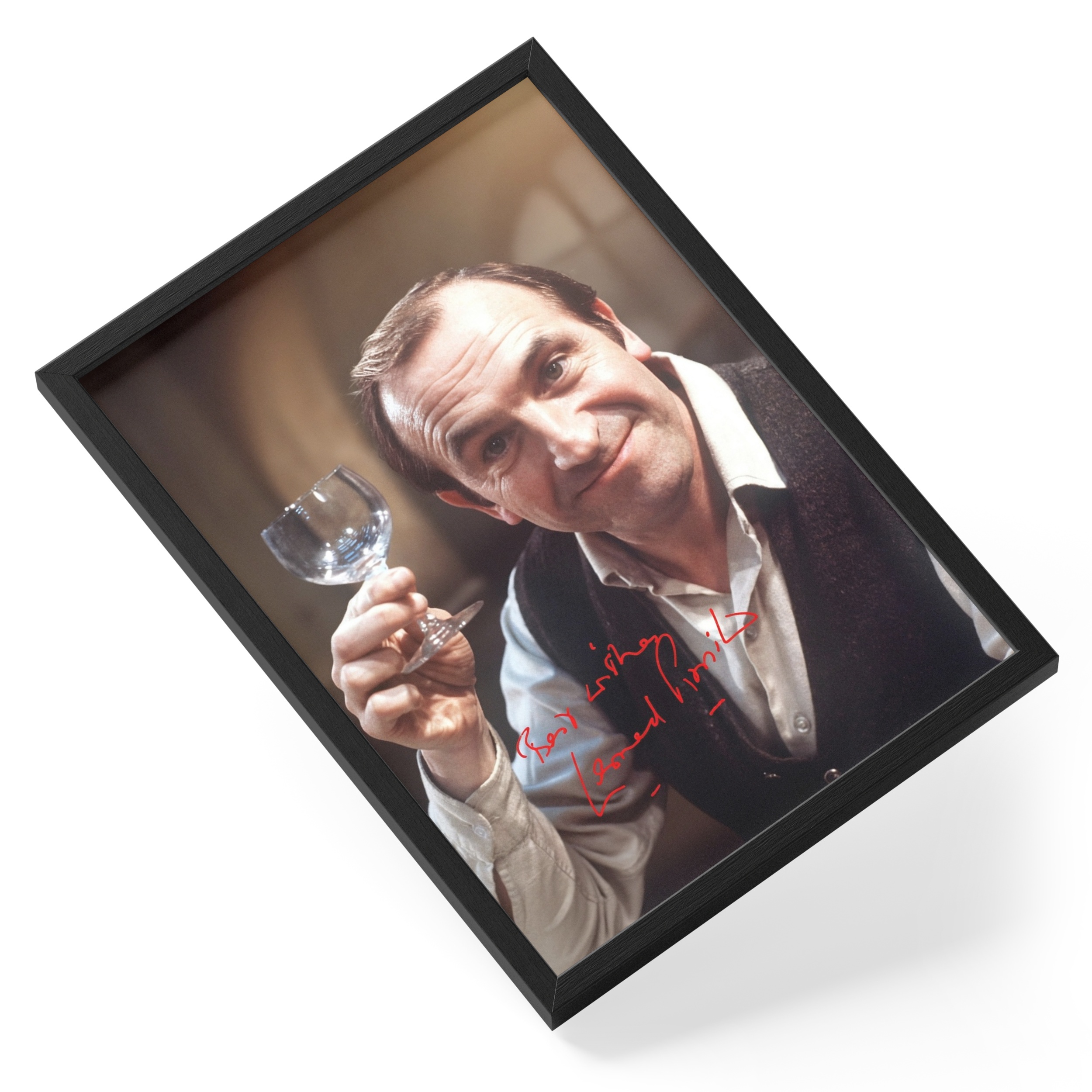Leonard Rossiter Rising Damp Rigsby British Sitcom Portrait — angled view