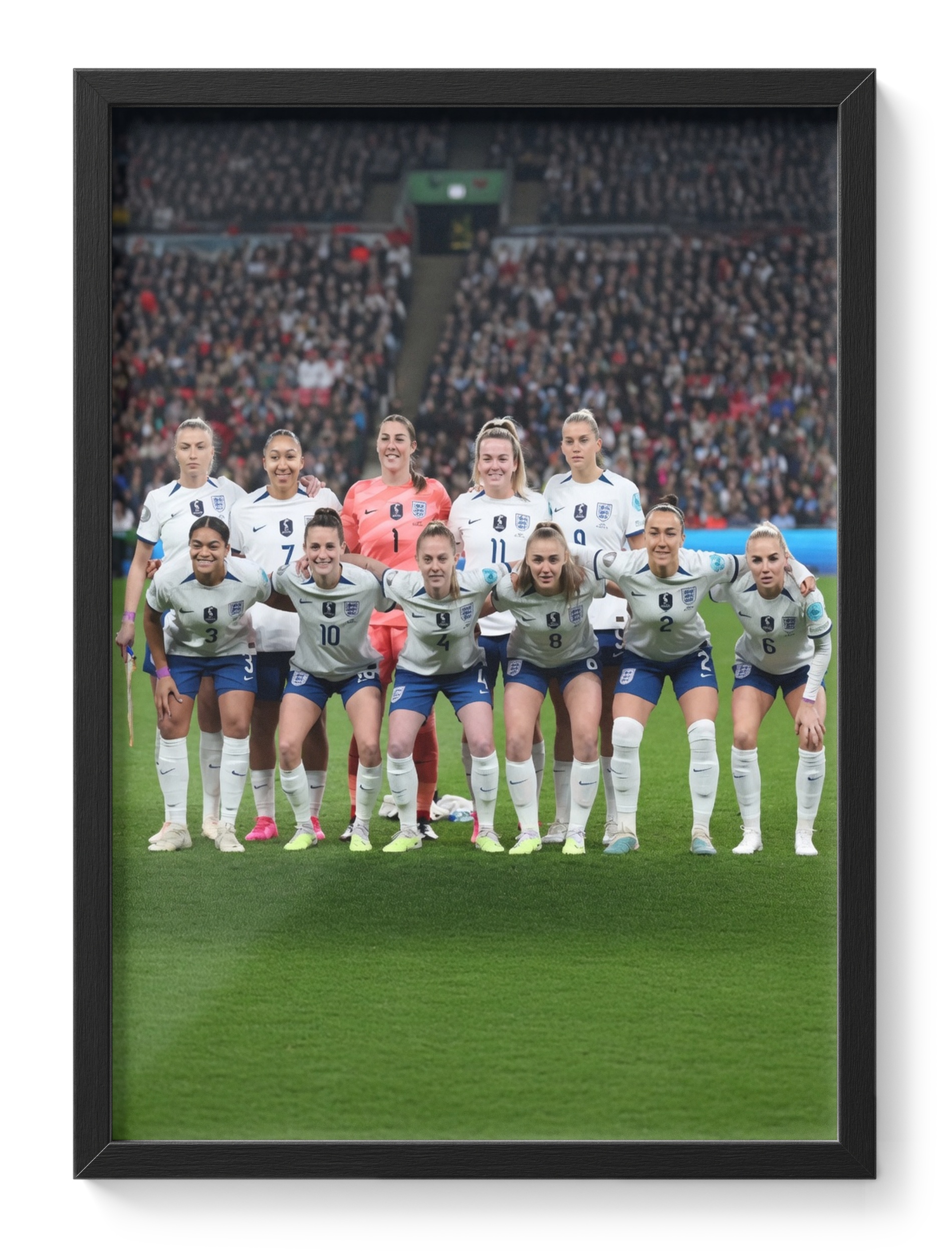 Lionesses England Women Football World Cup Team Portrait — main view