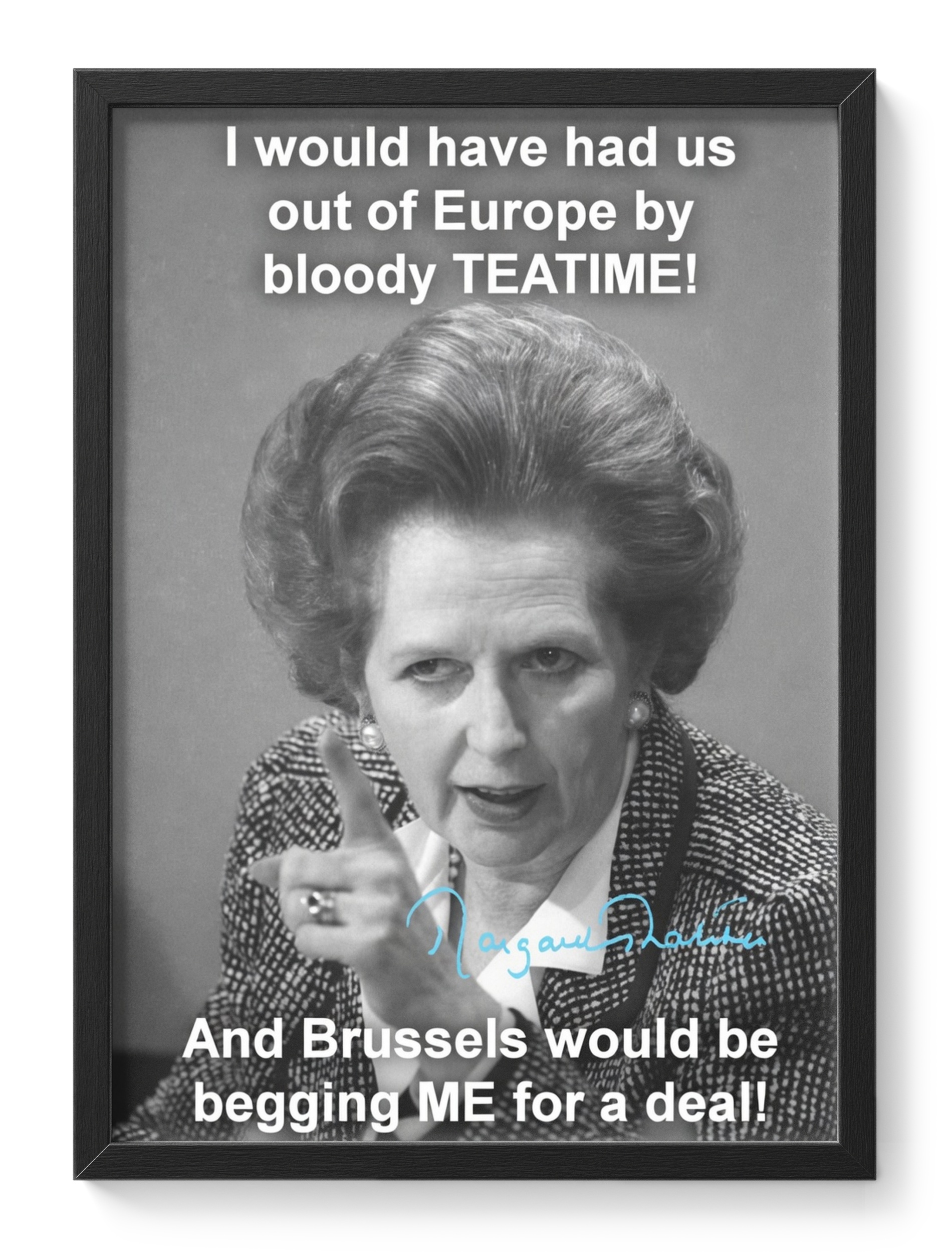 Margaret Thatcher Uk Prime Minister Iron Lady Portrait — main view