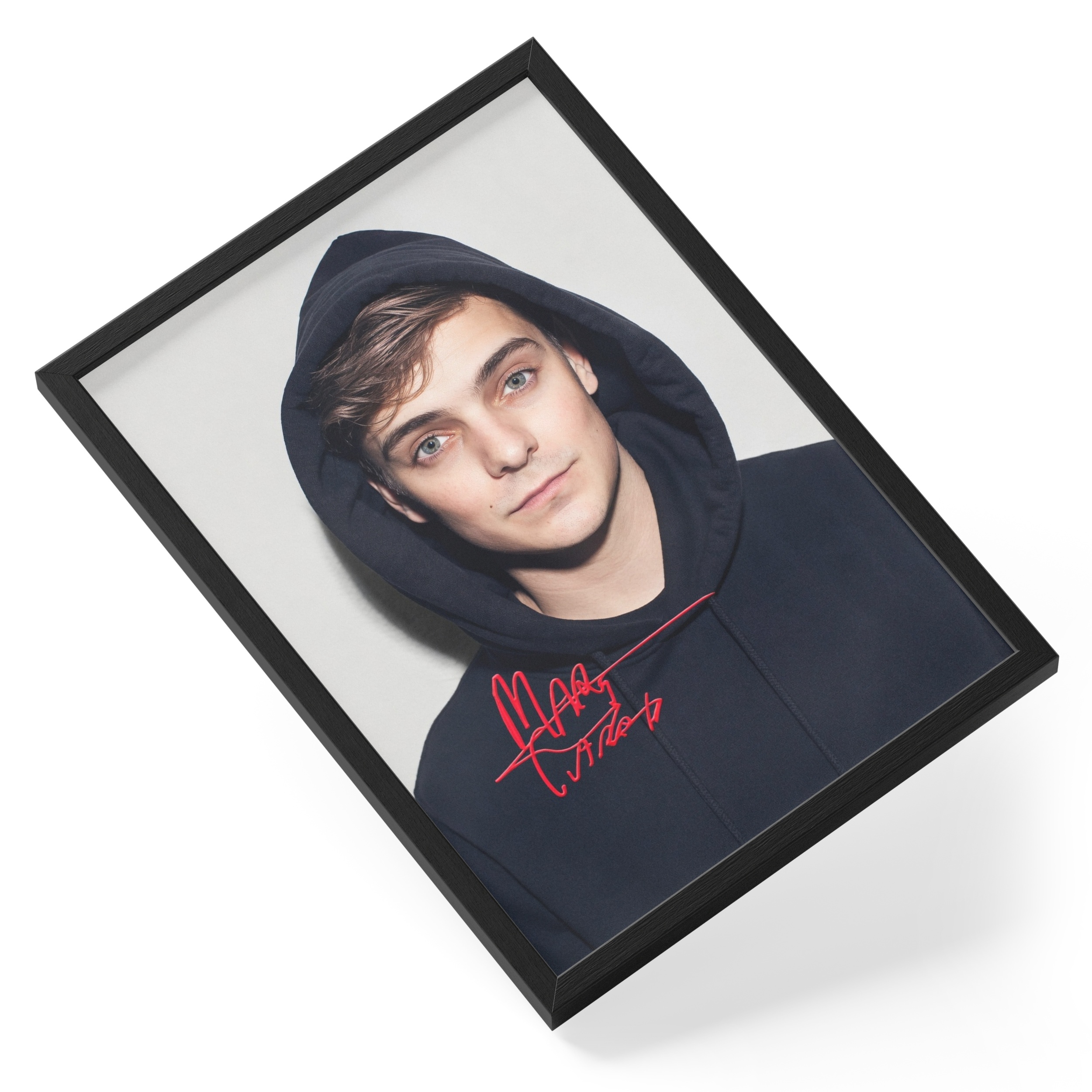 Martin Garrix Dj Edm Producer Electronic Portrait Signed — angled view