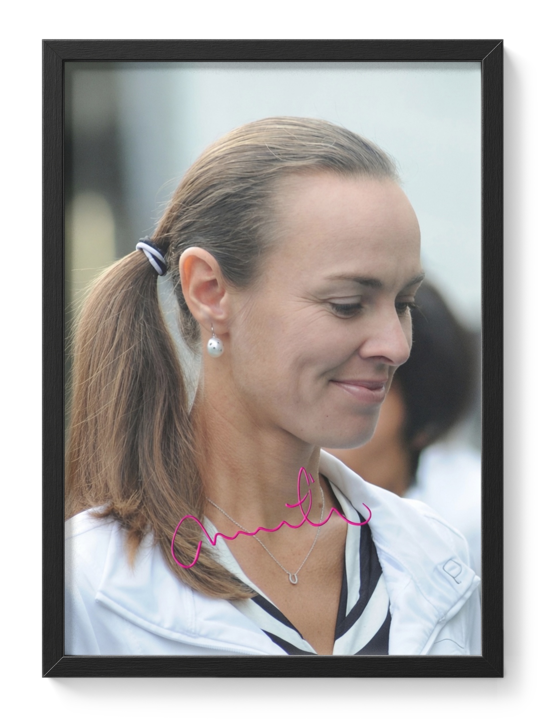 Martina Hingis Tennis Champion Swiss Grand Slam Portrait — main view