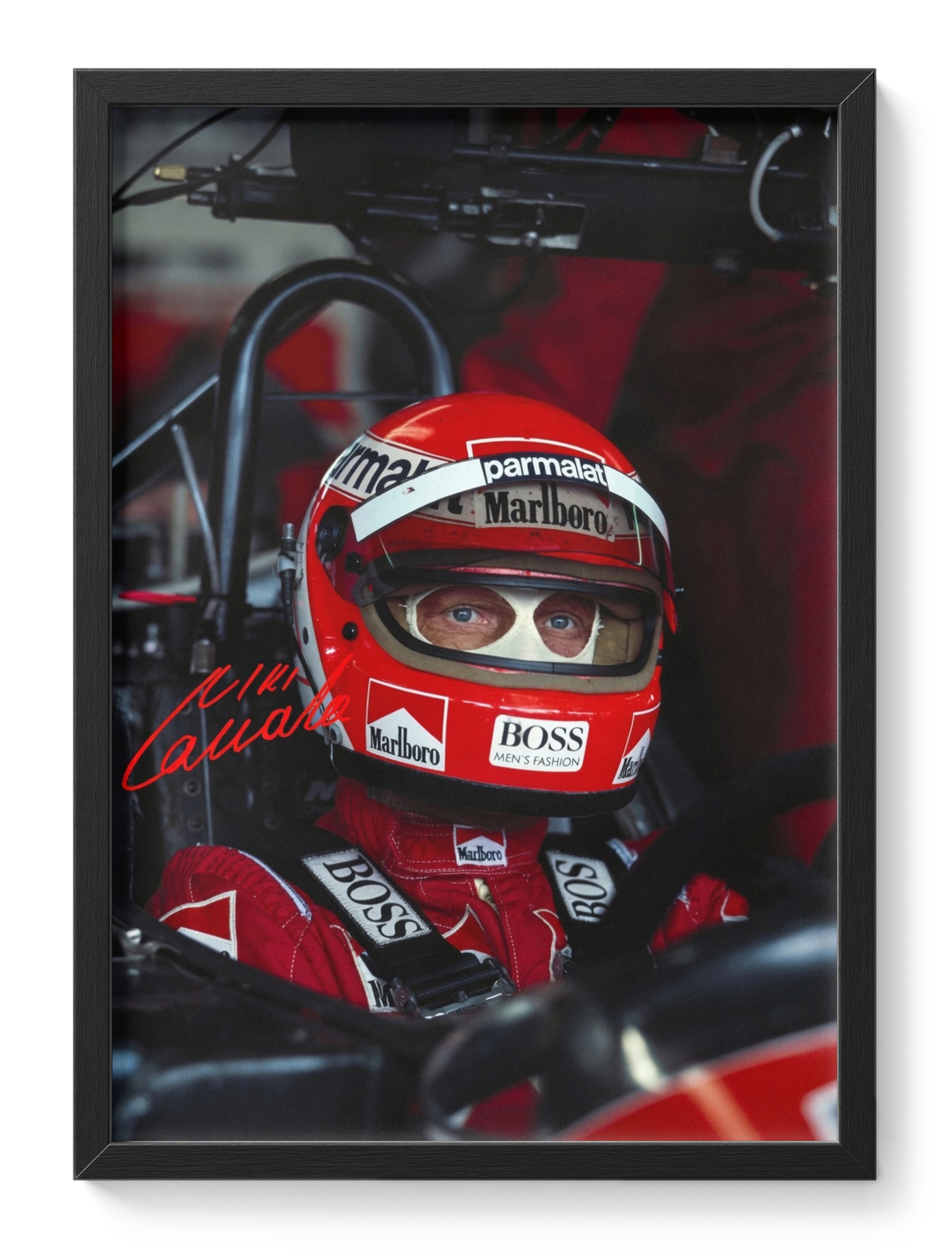 Niki Lauda Formula One Champion Austrian Driver Portrait — main view