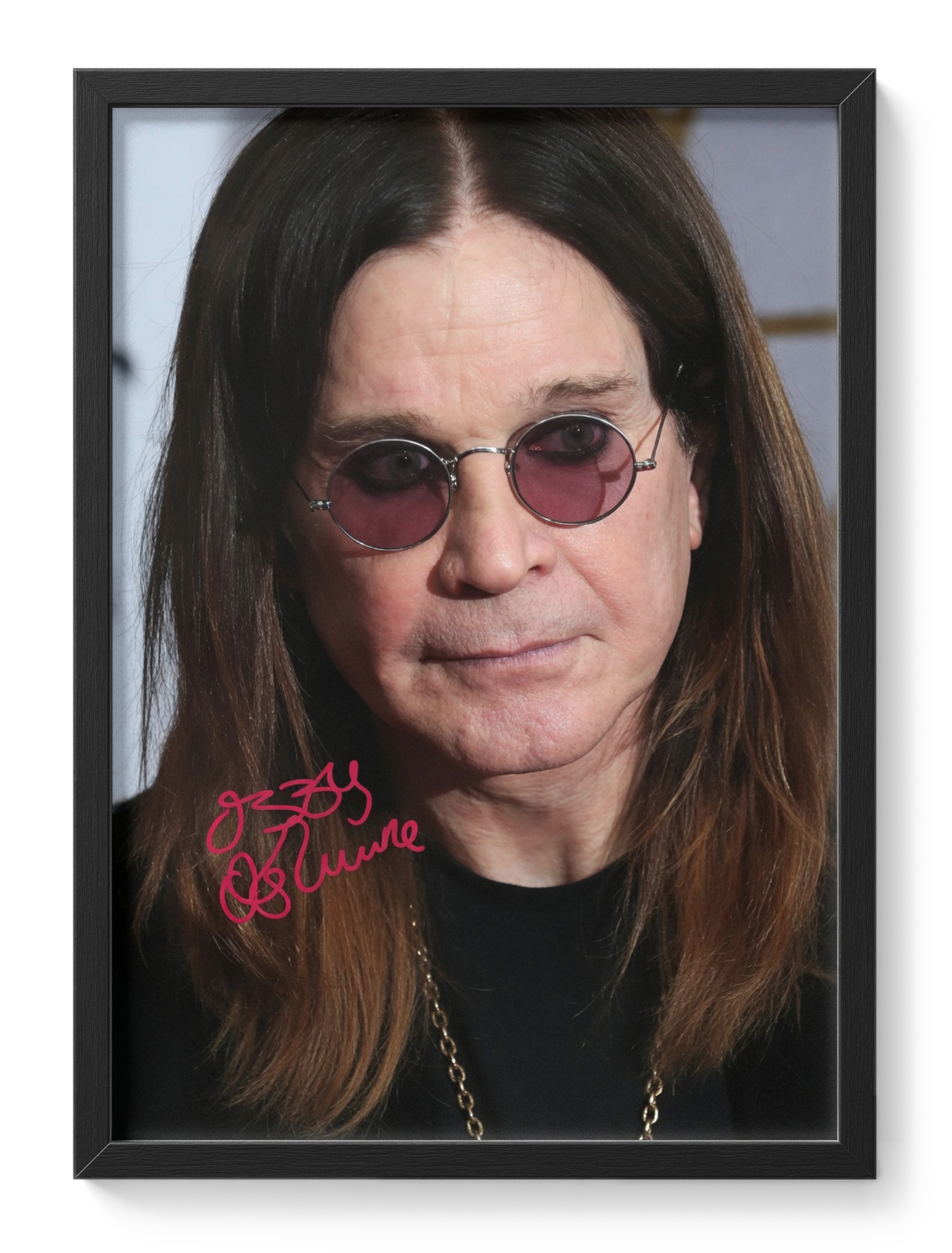 Ozzy Osbourne Black Sabbath Prince Darkness Portrait Signed — main view