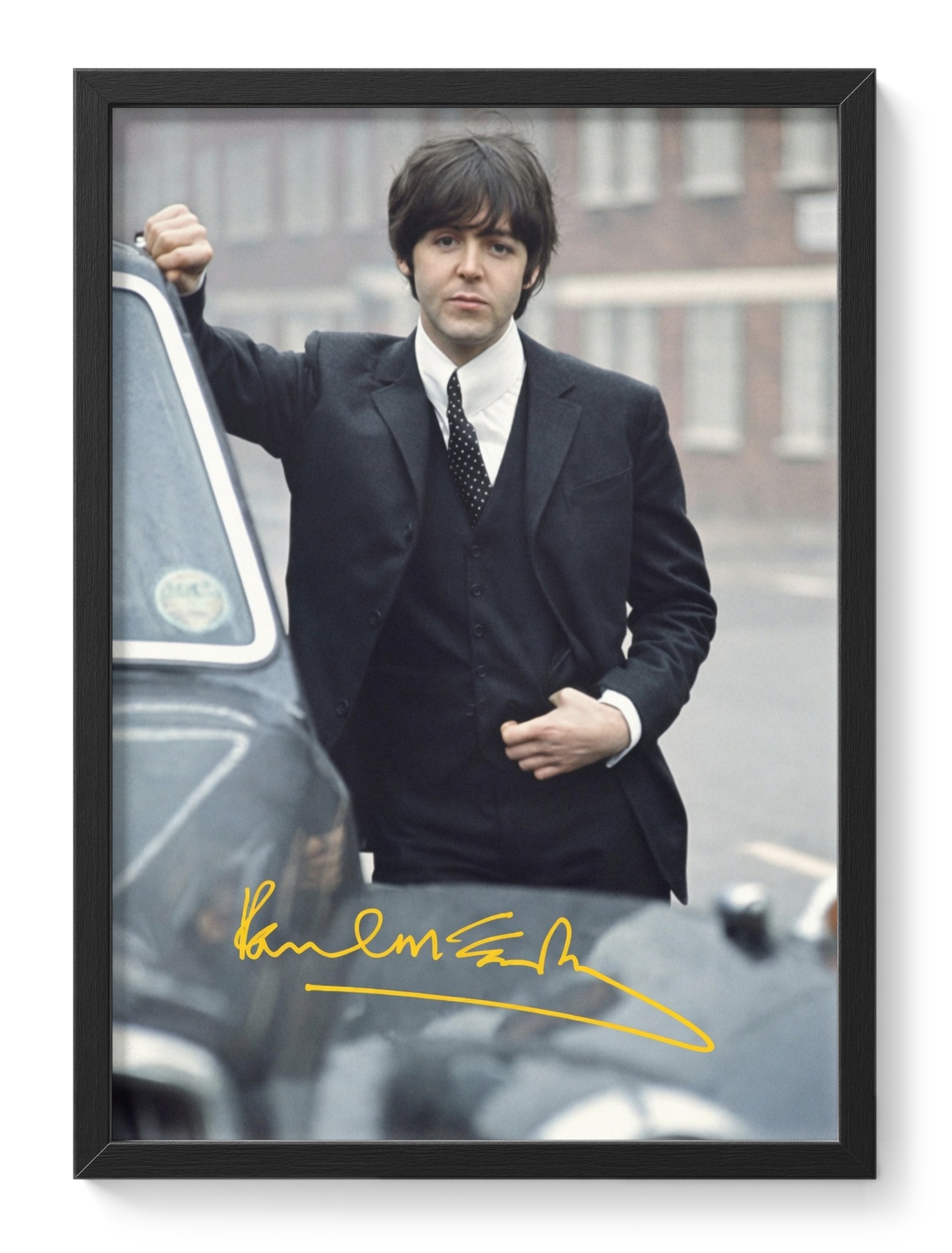 Paul Mccartney Beatles Wings Singer Portrait Signed — main view