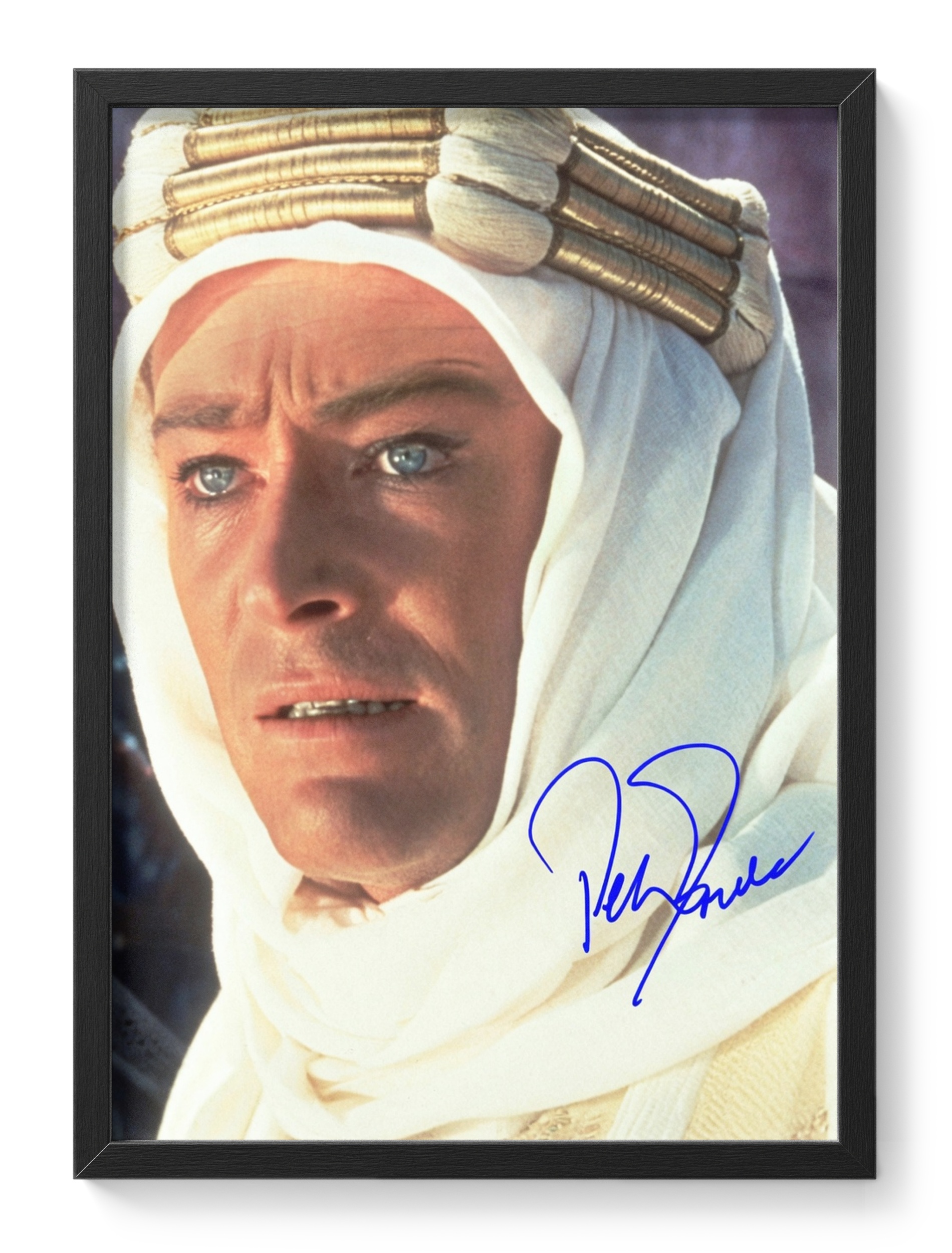 Peter Otoole Lawrence Arabia Actor Portrait Signed — main view