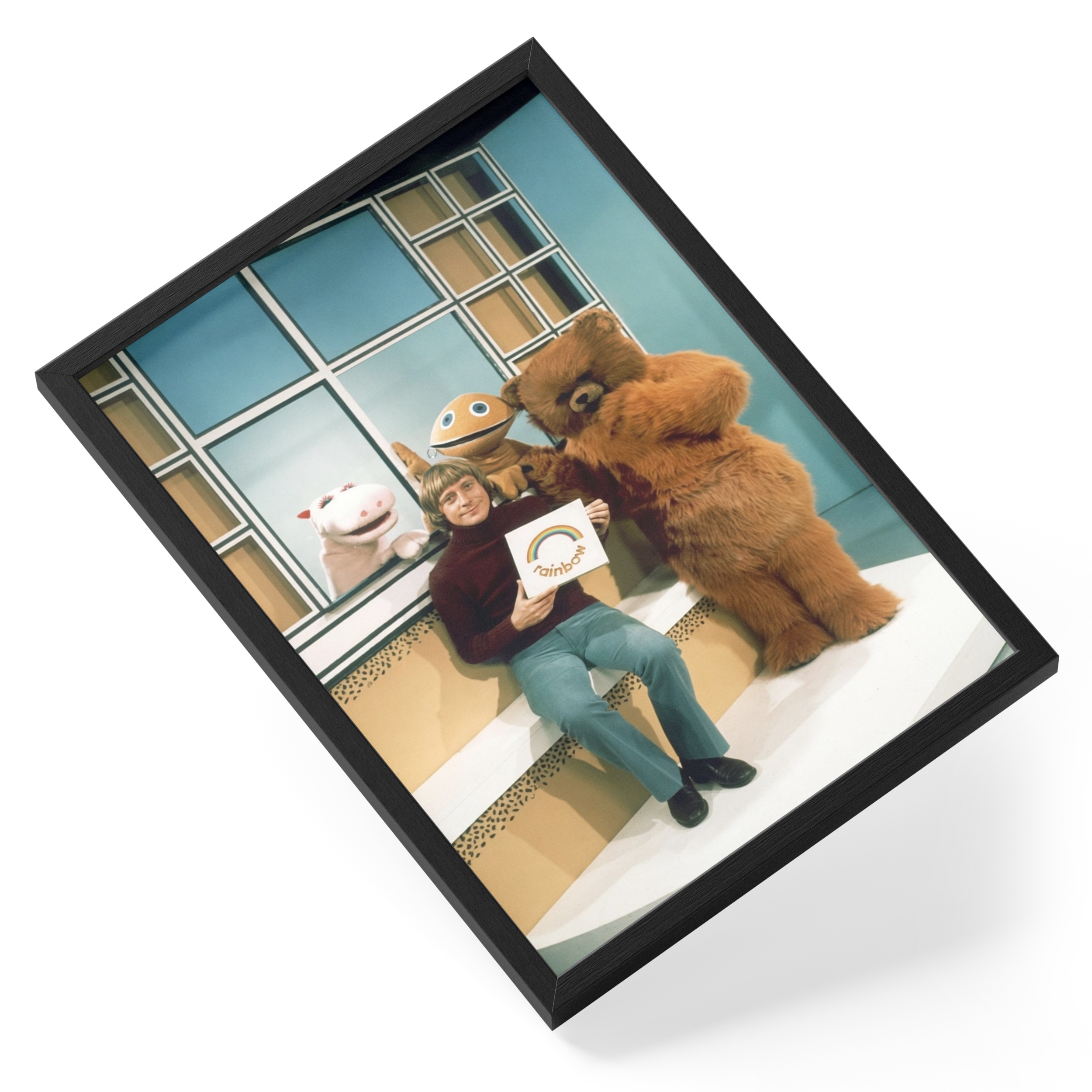 Rainbow Bungle Zippy Geoffrey 1970s Kids Tv Characters — angled view