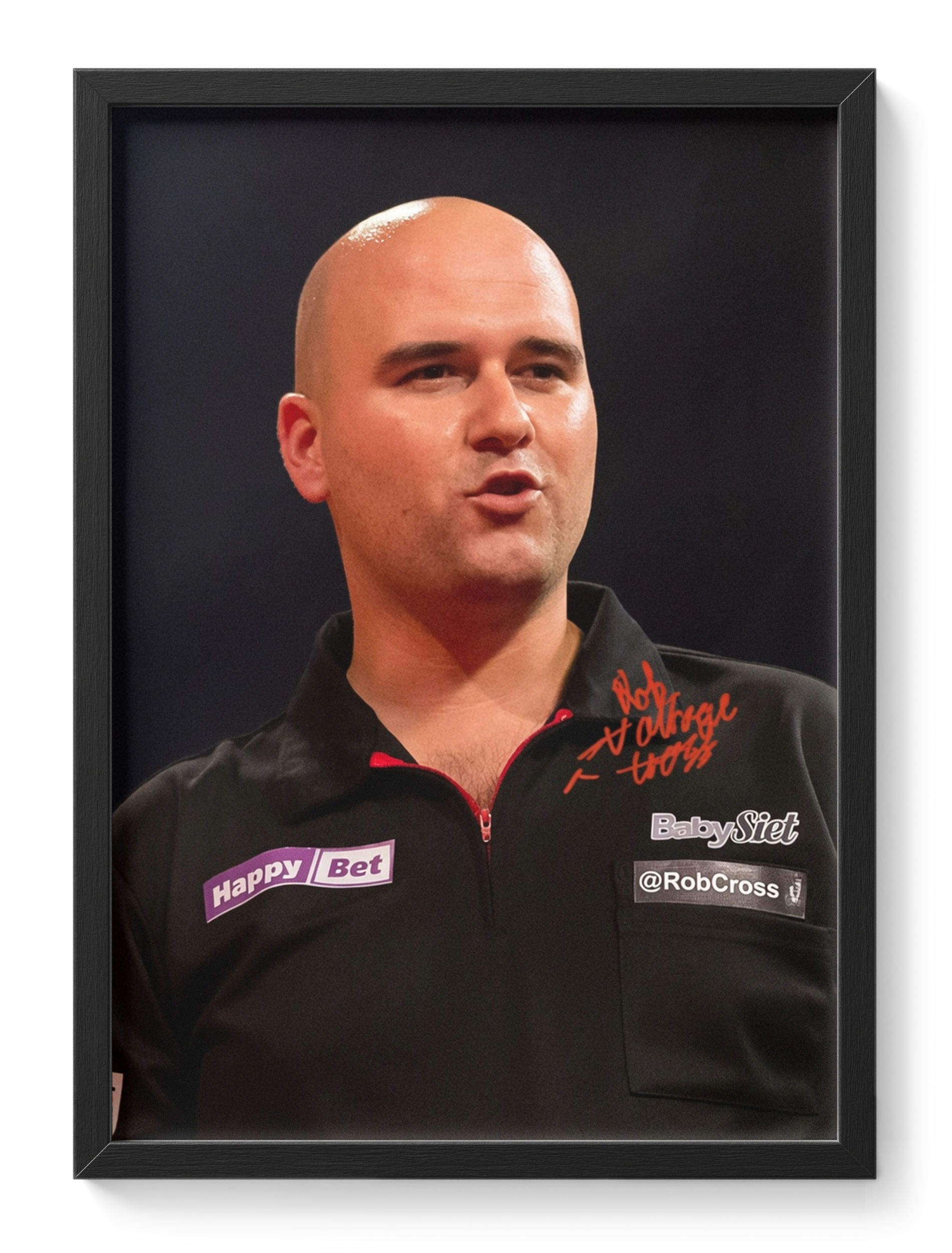 Rob Cross Darts Pdc Champion Voltage Portrait Signed — main view