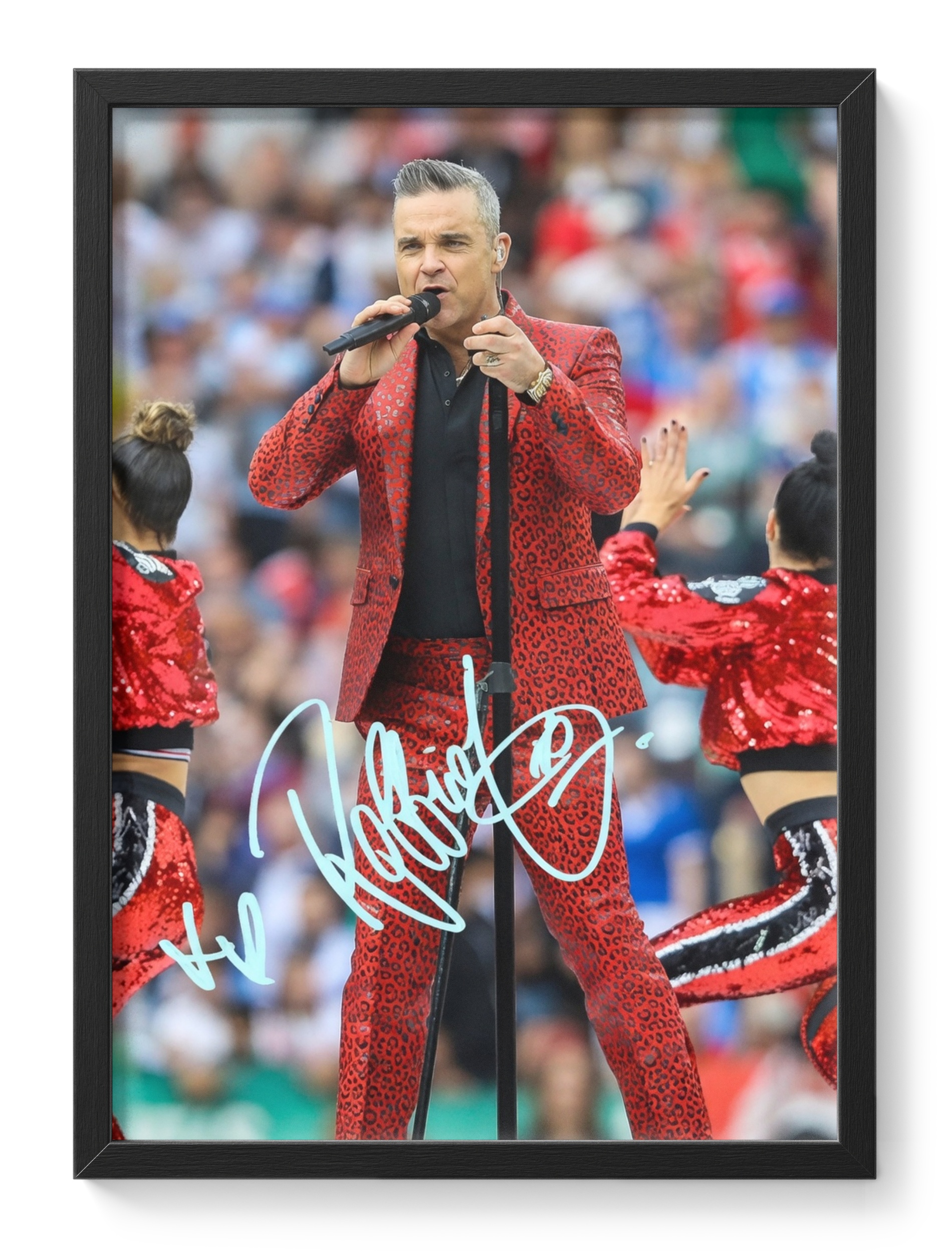 Robbie Williams Singer Take Pop Star Portrait Signed — main view