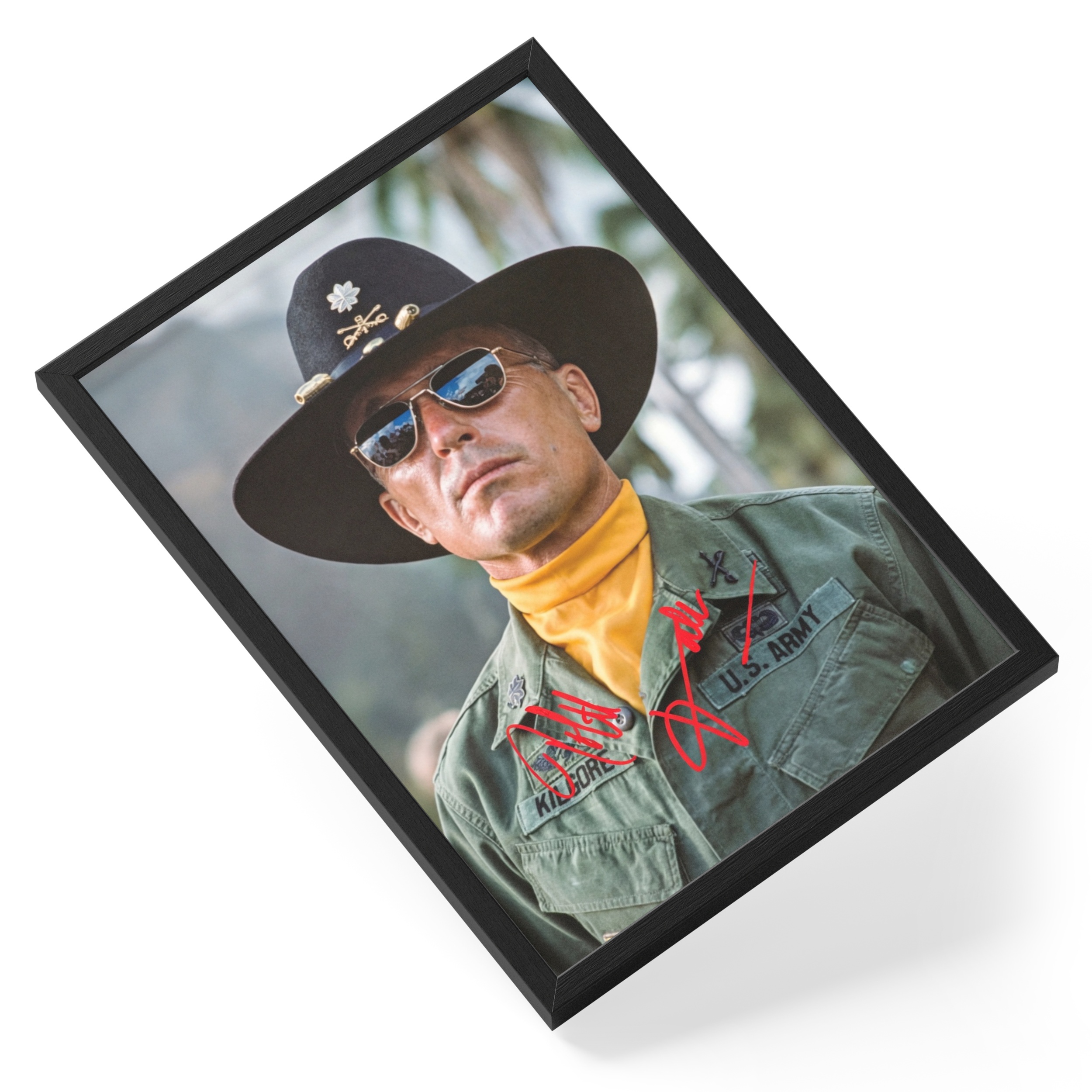 Robert Duvall Actor Oscar Godfather Portrait Signed — angled view