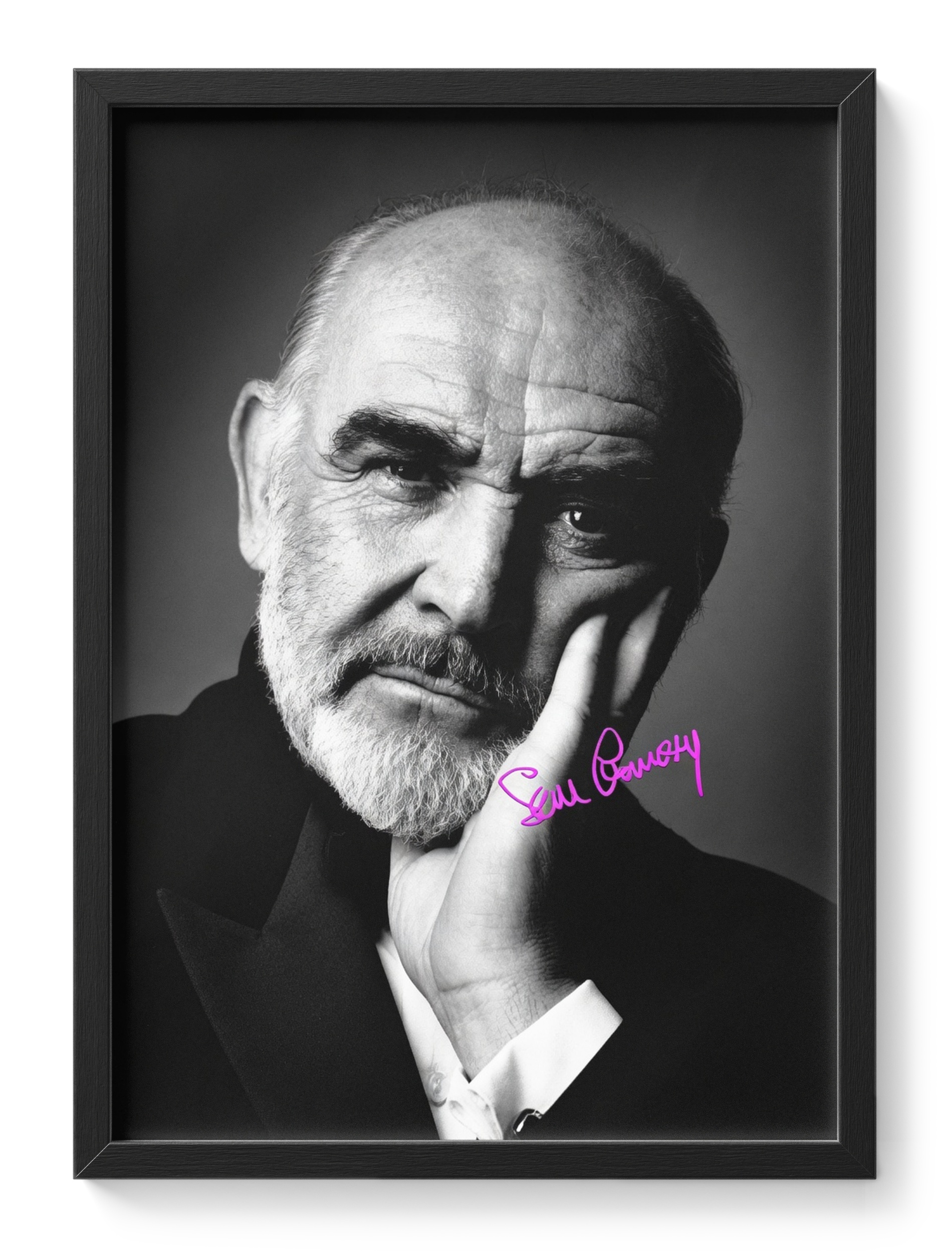 Sean Connery 007 Bond Tuxedo Spy Portrait Signed — main view