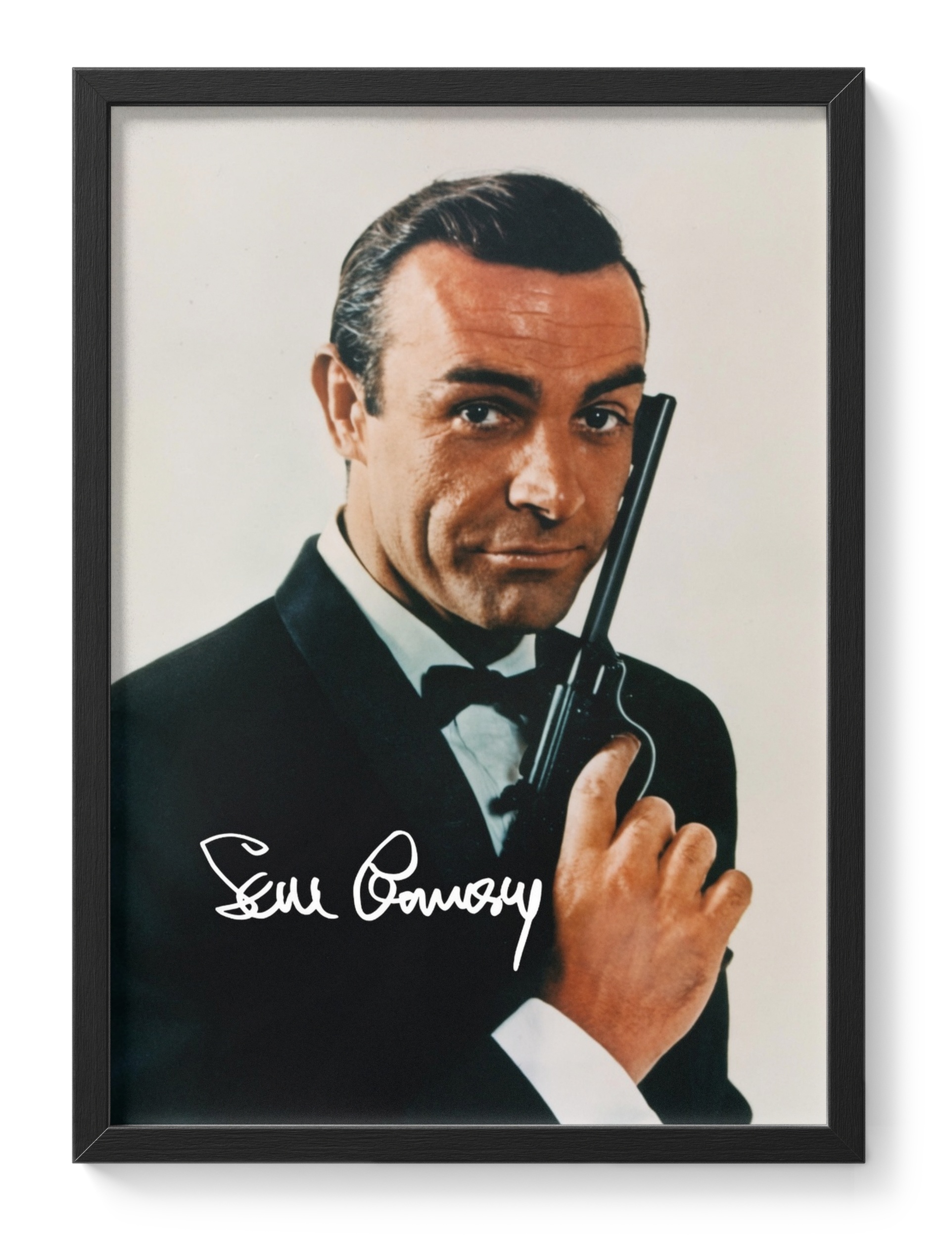 Sean Connery James Bond 007 Spy Movie Icon Portrait — main view