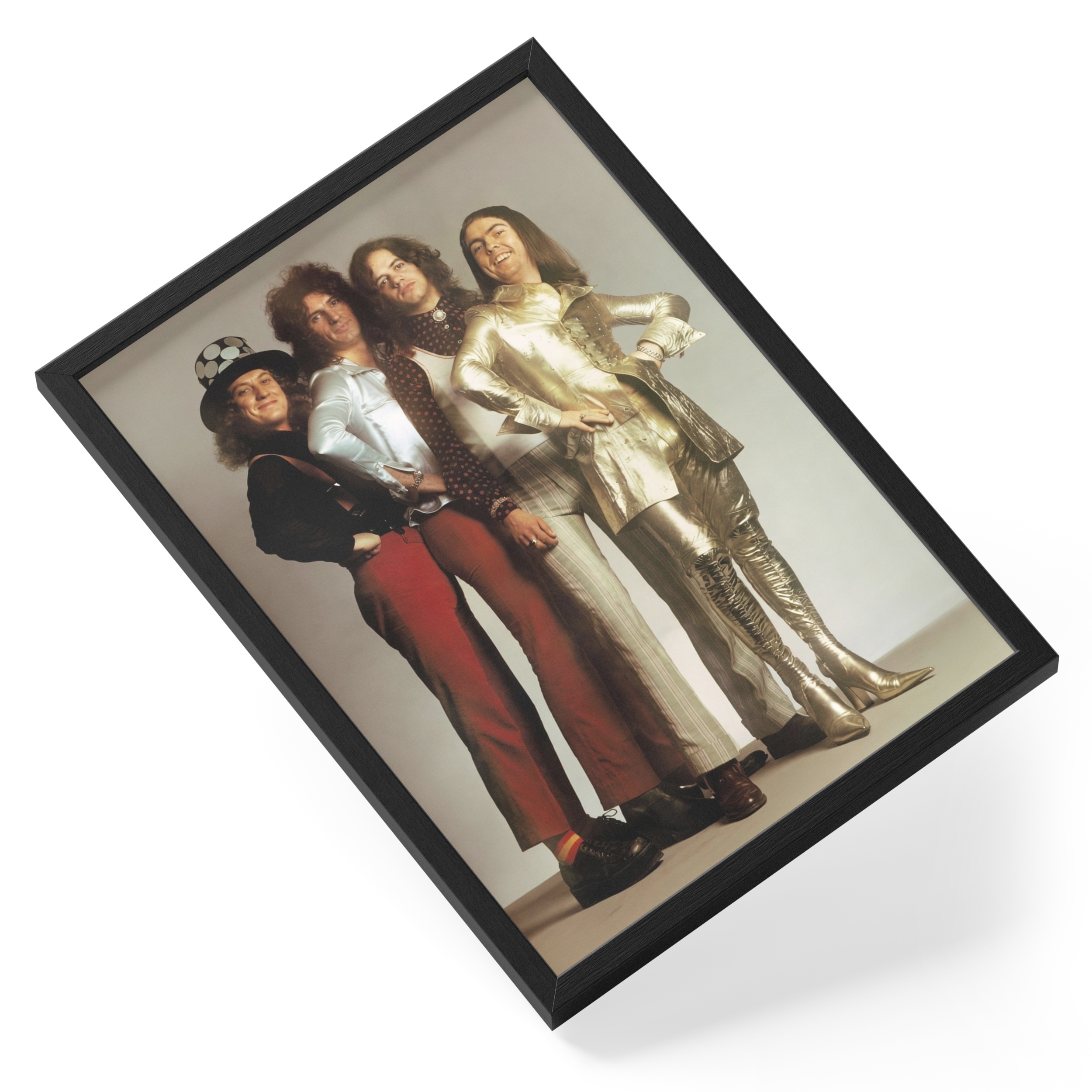 Slade Glam Rock Band Noddy Holder Classic Portrait — angled view