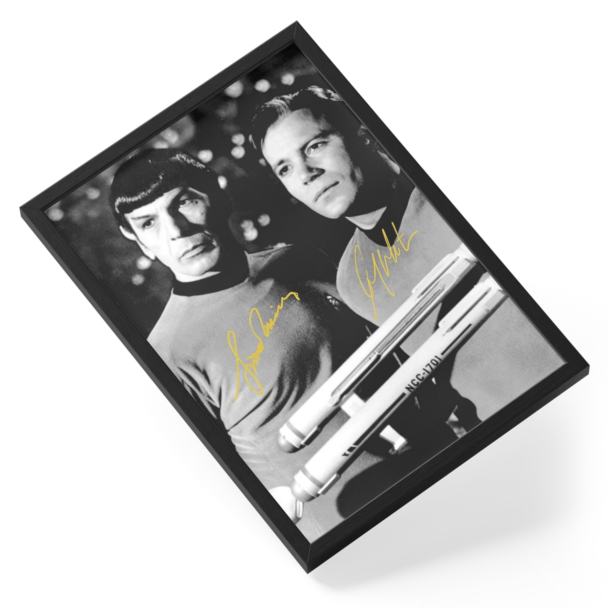 Star Trek Original Series Kirk Spock Sci Fi Tv Cast — angled view