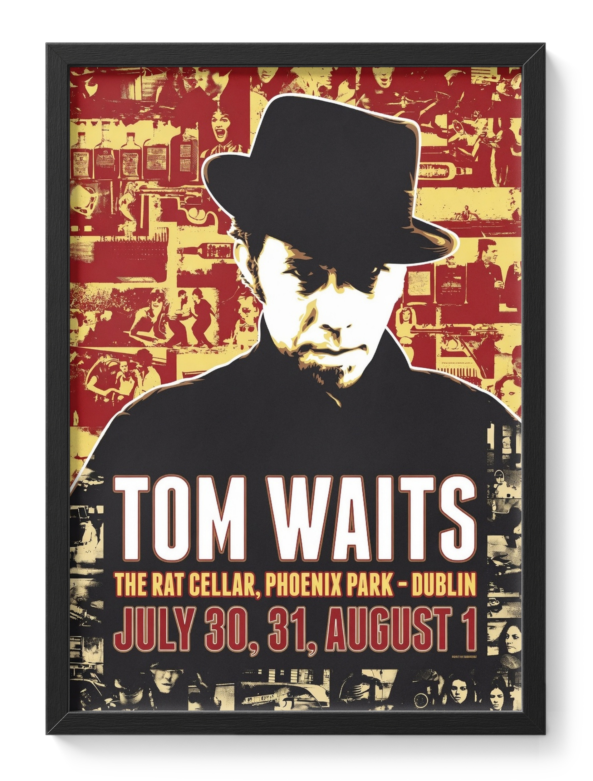 Tom Waits Singer Songwriter Gravel Voice Portrait Signed — main view