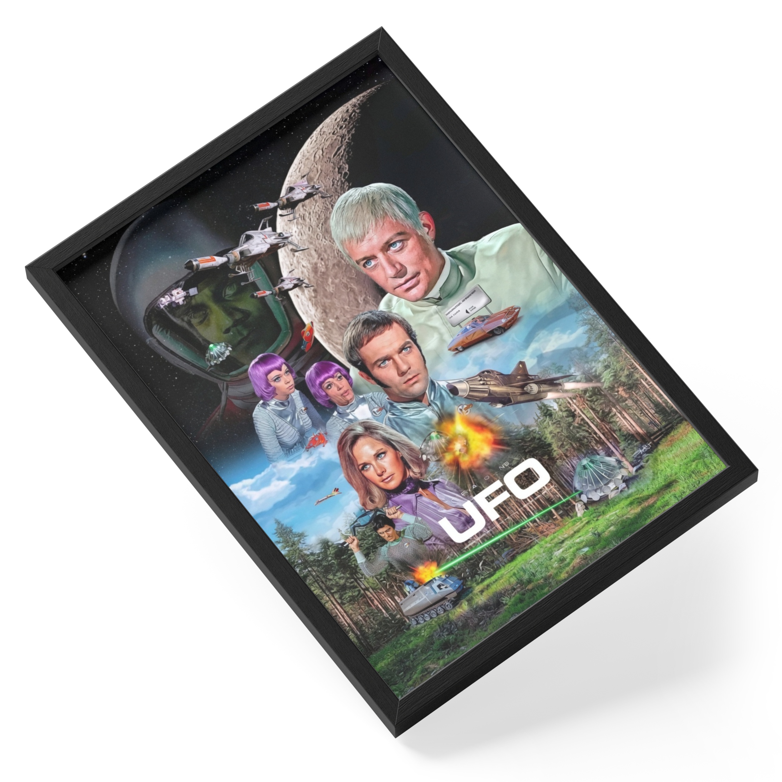 Ufo Gerry Anderson 1970s Sci Fi Tv Classic Cast — angled view