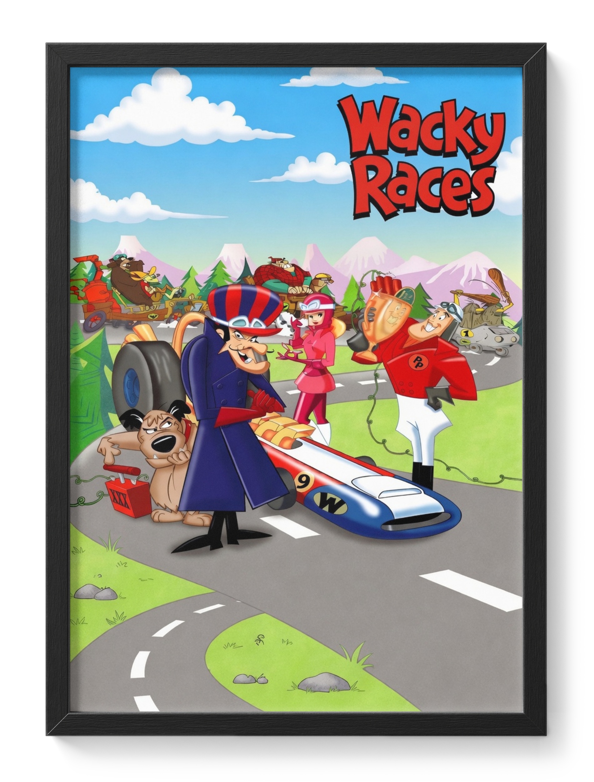 Wacky Races Hanna Barbera Cartoon Dick Dastardly Classic — main view