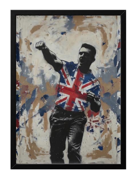 Tommy Robinson Union Jack Unite Kingdom Utk Edl British Patriot